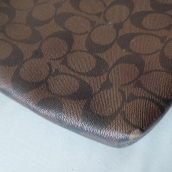 Coach Classic Brown& Black Crossbody Bag - Picture 4 of 7